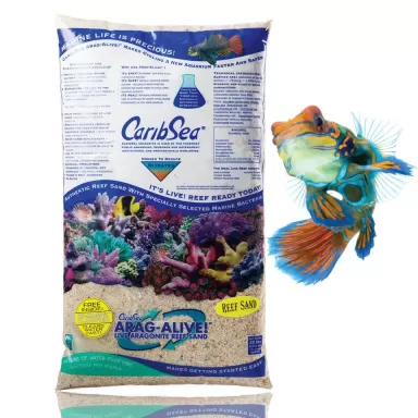 Caribsea Lebendsand - 1-3 mm 9,07 kg | Coralandfishstore.nl