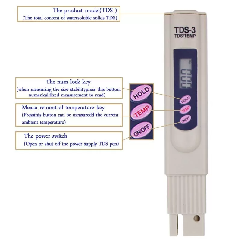 DD Pen Type Digital TDS Meter