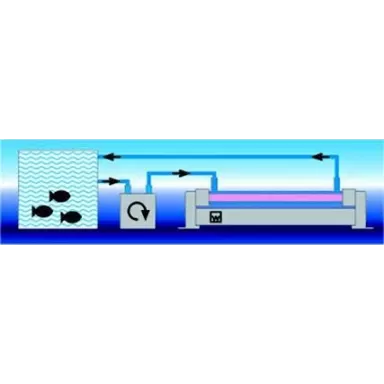 hw uv apparaat model 2000 36 Watt 220V