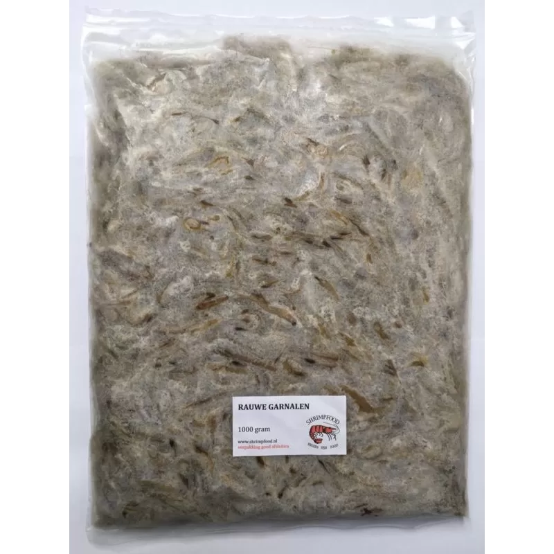 Shrimpfood Rauwe garnalen 1000 gram Shrimpfood Rauwe garnalen 1000 gram