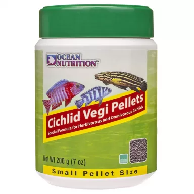 Ocean nutrition cichlid vegi pellet small 200g
