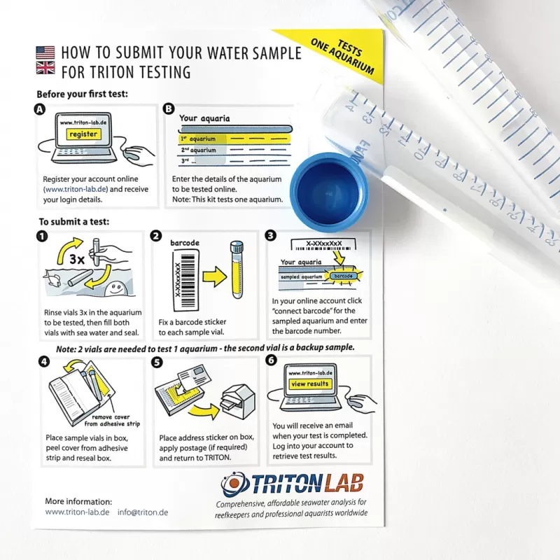 Triton Professionelle Wasseranalyse ICP-OES l Coralandfishstore.nl