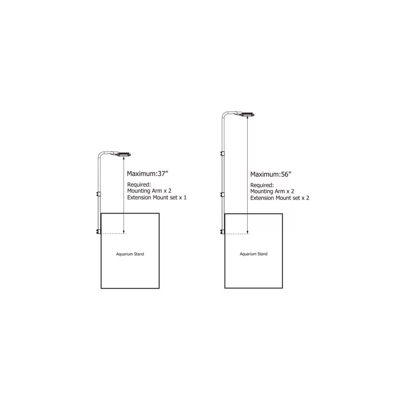 Möchten Sie eine Kessil Verlängerungshalterung kaufen? | Coralandfishstore.nl