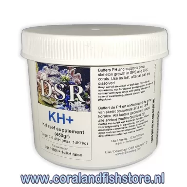 DSR KH+ (KH verhogen): natriumcarbonaat